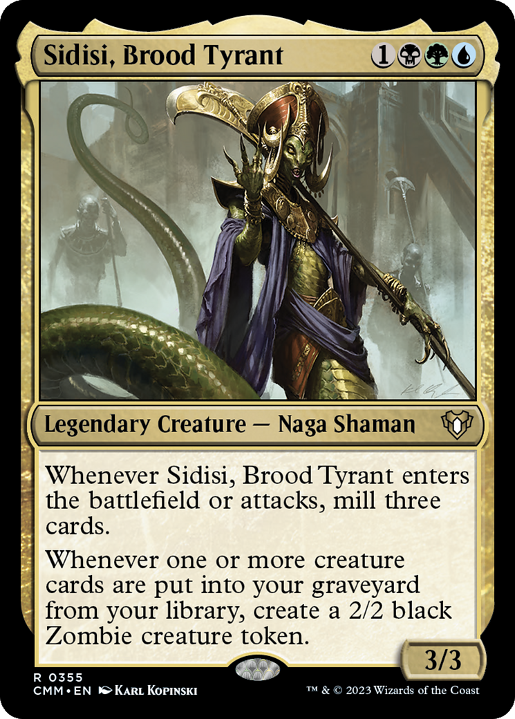 Sidisi, Brood Tyrant [Commander Masters] | Tabernacle Games