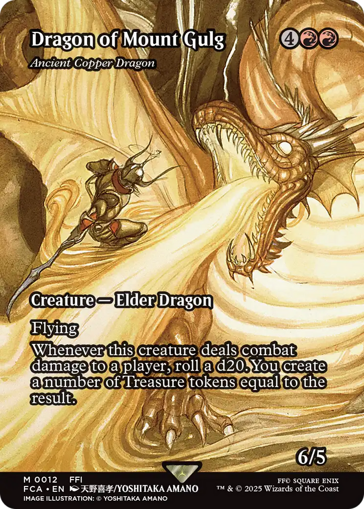 Dragon of Mount Gulg - Ancient Copper Dragon (Showcase) [FINAL FANTASY : Through the Ages] | Tabernacle Games
