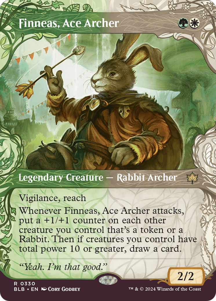 Finneas, Ace Archer (Showcase) [Bloomburrow] | Tabernacle Games