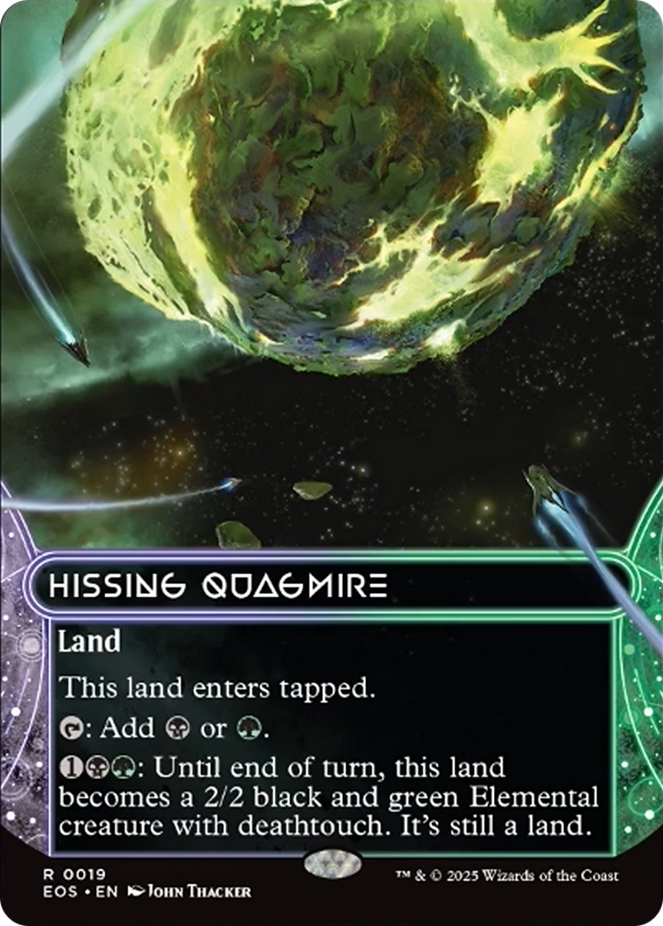 Hissing Quagmire (0019) (Borderless) [Edge of Eternities: Stellar Sights] | Tabernacle Games