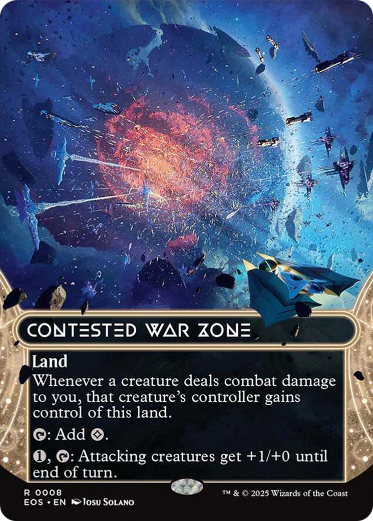 Contested War Zone (0008) (Borderless) [Edge of Eternities: Stellar Sights] | Tabernacle Games