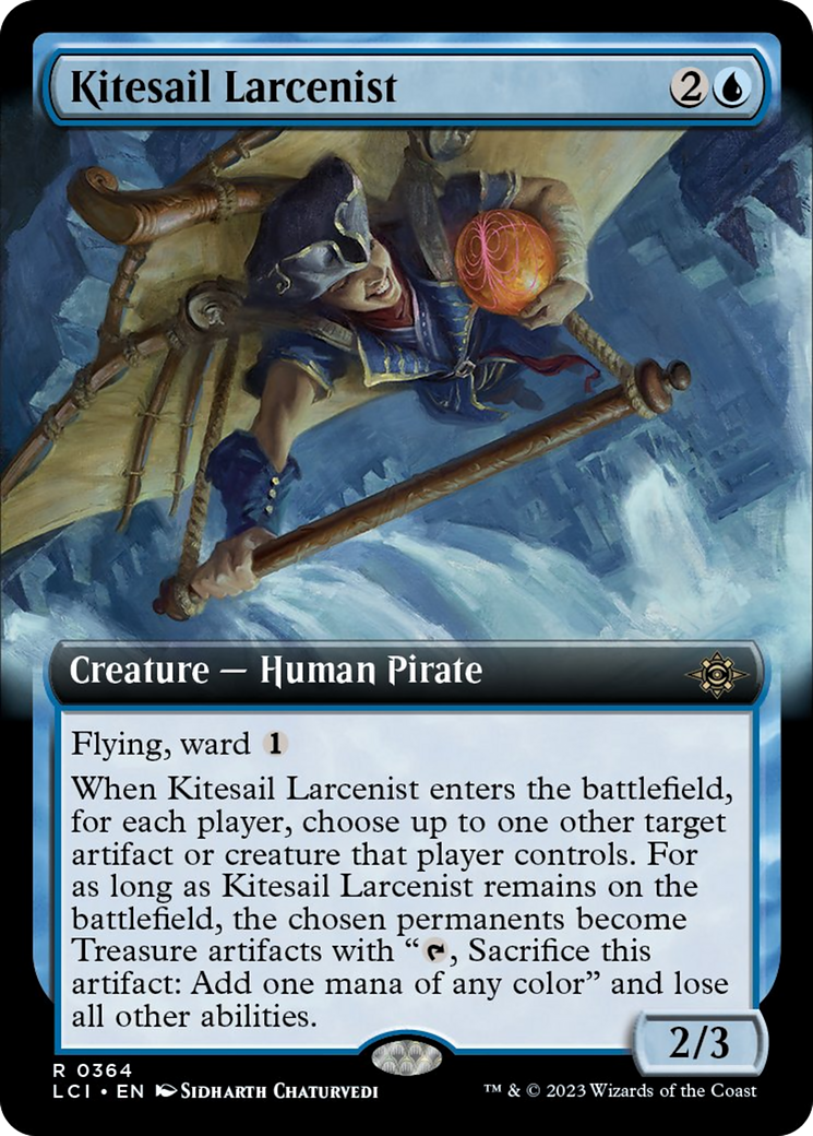 Kitesail Larcenist (Extended Art) [The Lost Caverns of Ixalan] | Tabernacle Games