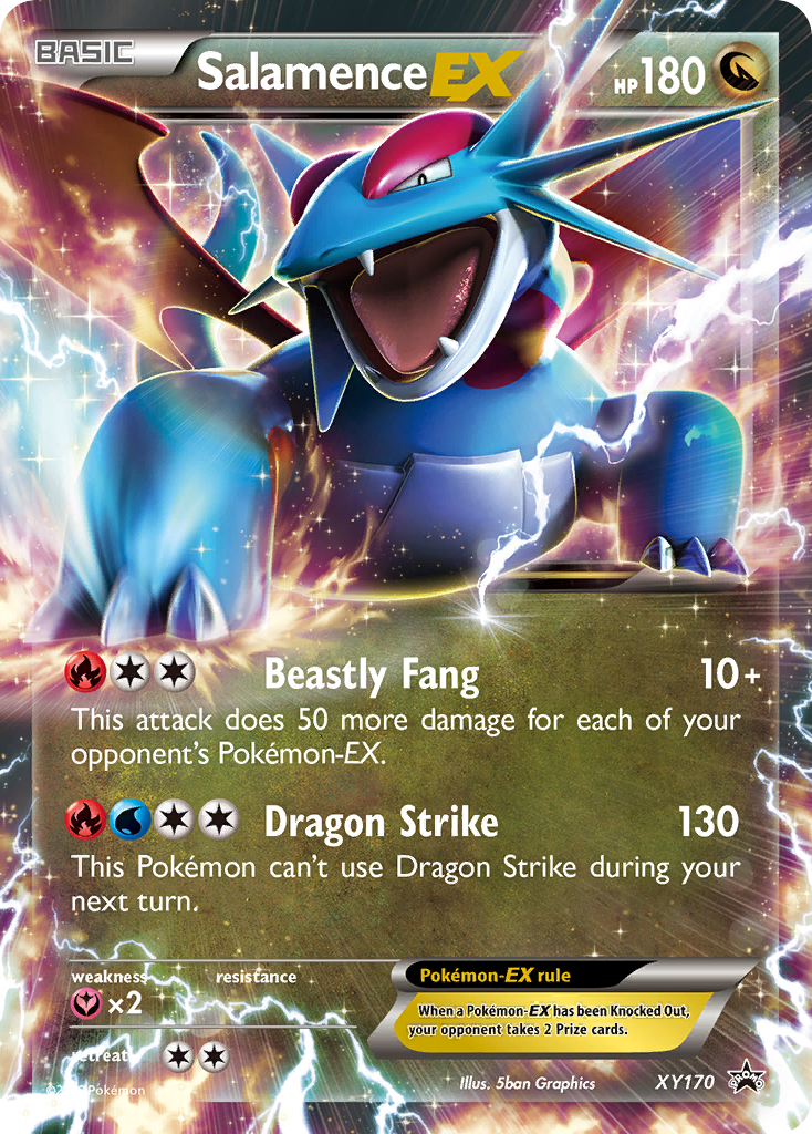 Salamence EX (XY170) [XY: Black Star Promos] | Tabernacle Games