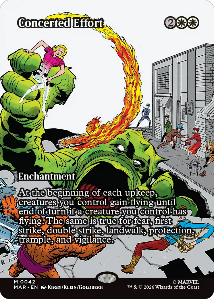 Concerted Effort (Borderless) [Marvel Universe: Eternal-Legal] | Tabernacle Games