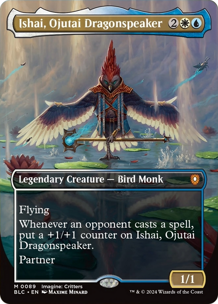 Ishai, Ojutai Dragonspeaker (Borderless) [Bloomburrow Commander] | Tabernacle Games