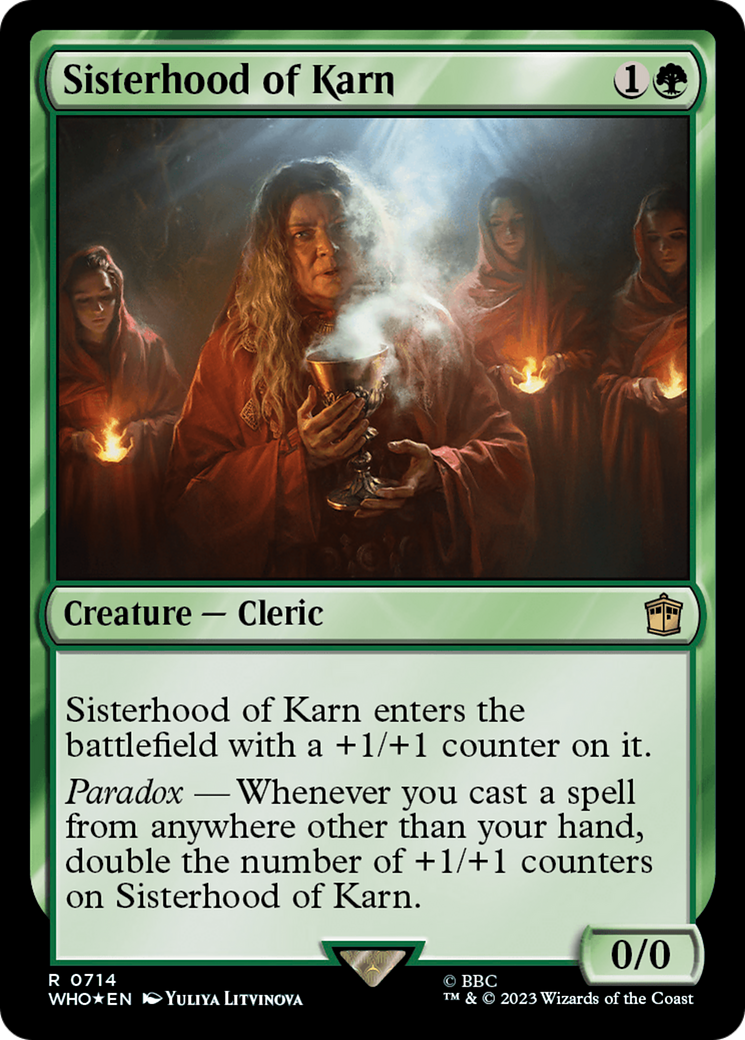 Sisterhood of Karn (Surge Foil) [Doctor Who] | Tabernacle Games