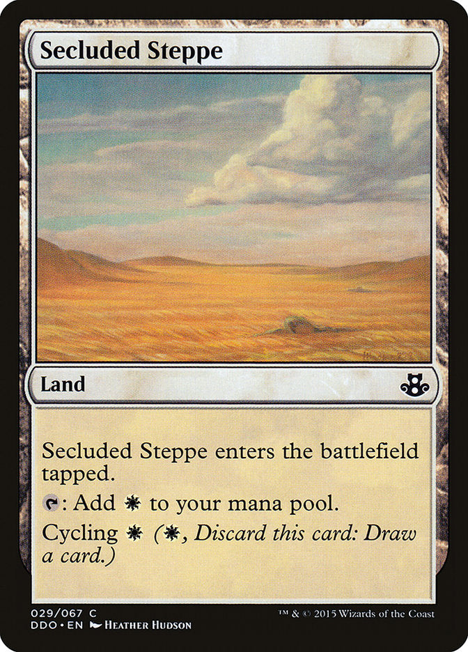 Secluded Steppe [Duel Decks: Elspeth vs. Kiora] | Tabernacle Games