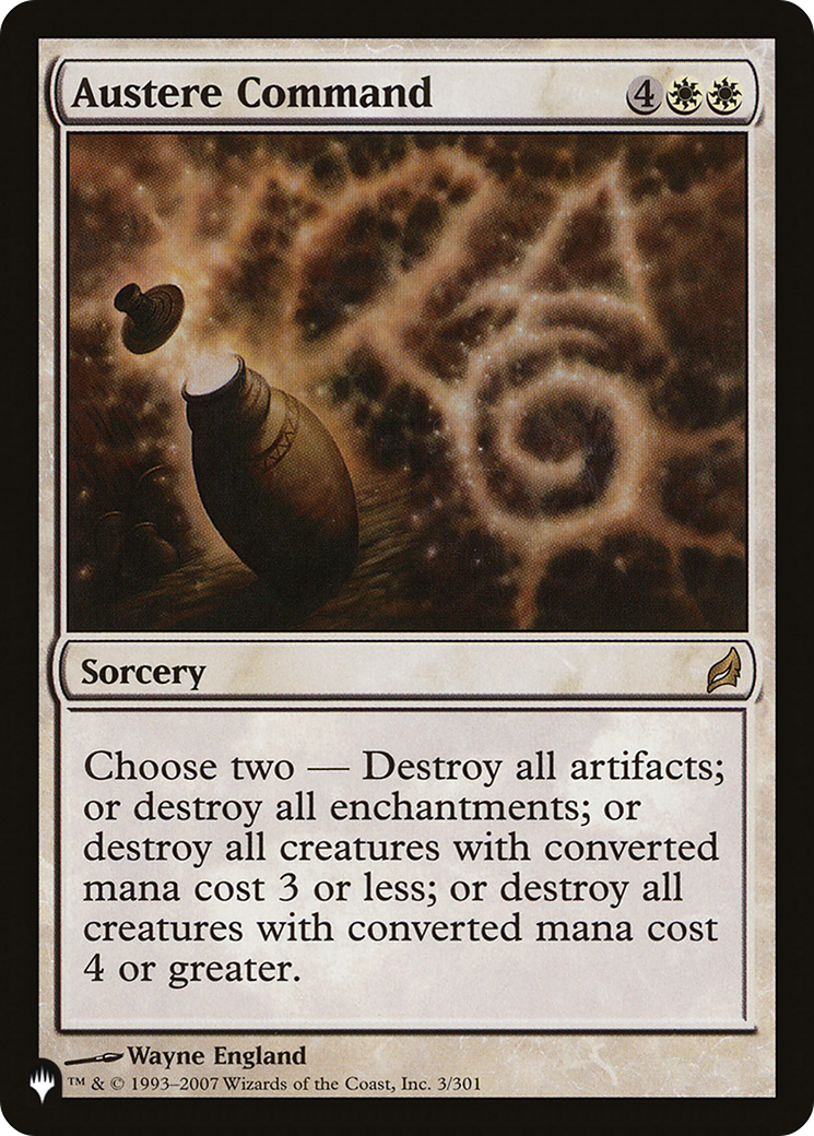 Austere Command (Surge Foil) [Marvel Super Heroes Commander] | Tabernacle Games