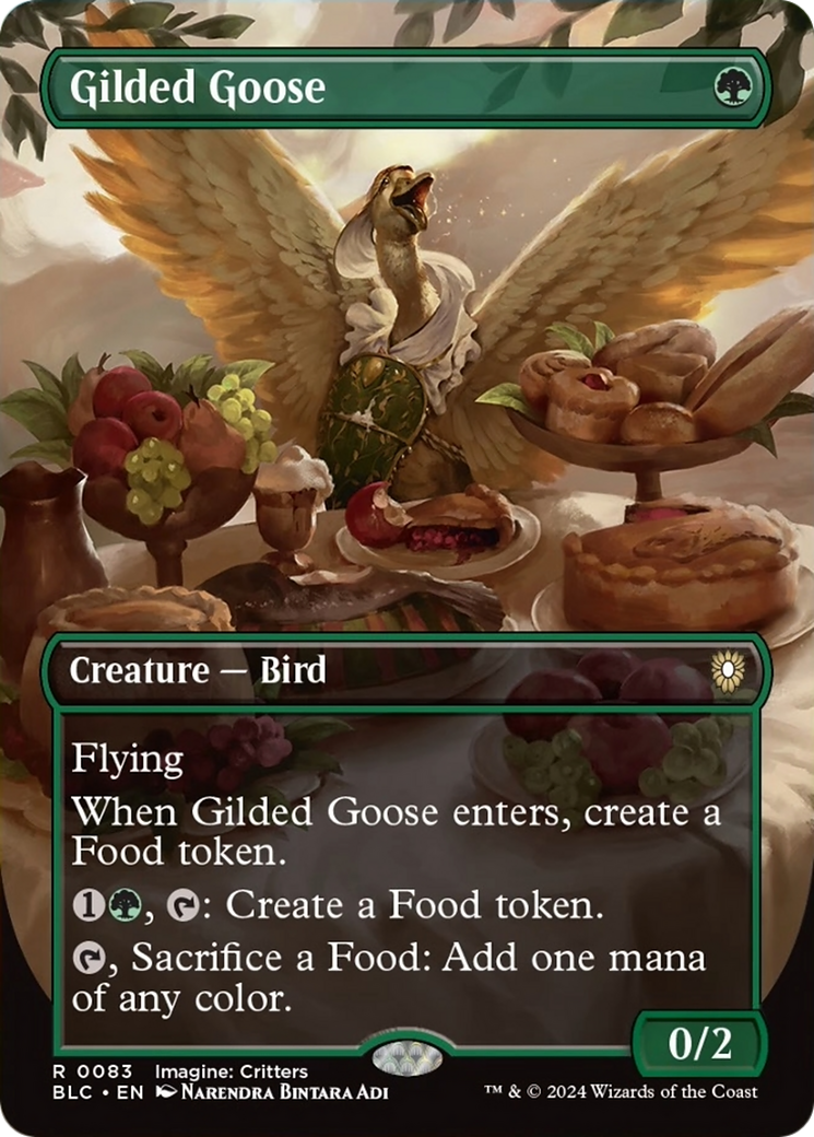 Gilded Goose (Borderless) [Bloomburrow Commander] | Tabernacle Games