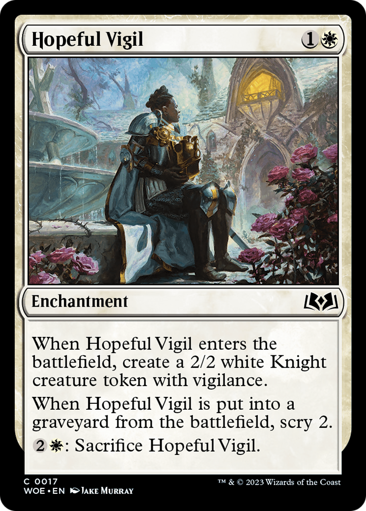 Hopeful Vigil [Wilds of Eldraine] | Tabernacle Games