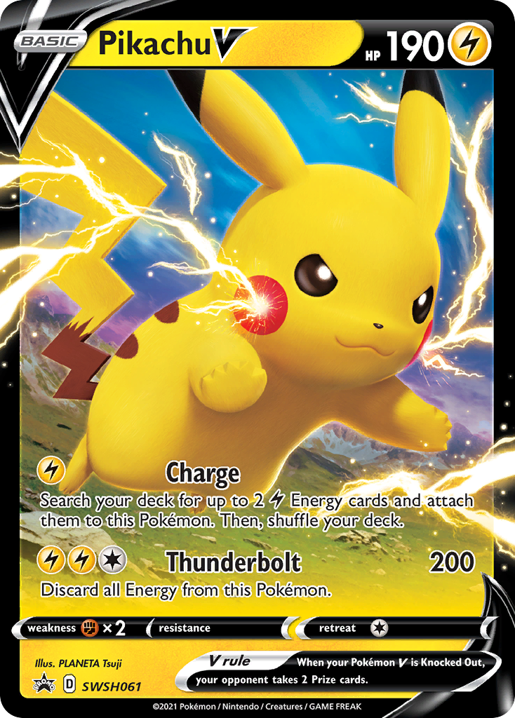 Pikachu V (SWSH061) [Sword & Shield: Black Star Promos] | Tabernacle Games