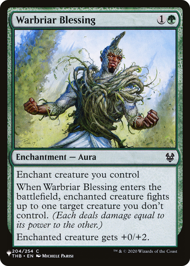 Warbriar Blessing [The List] | Tabernacle Games