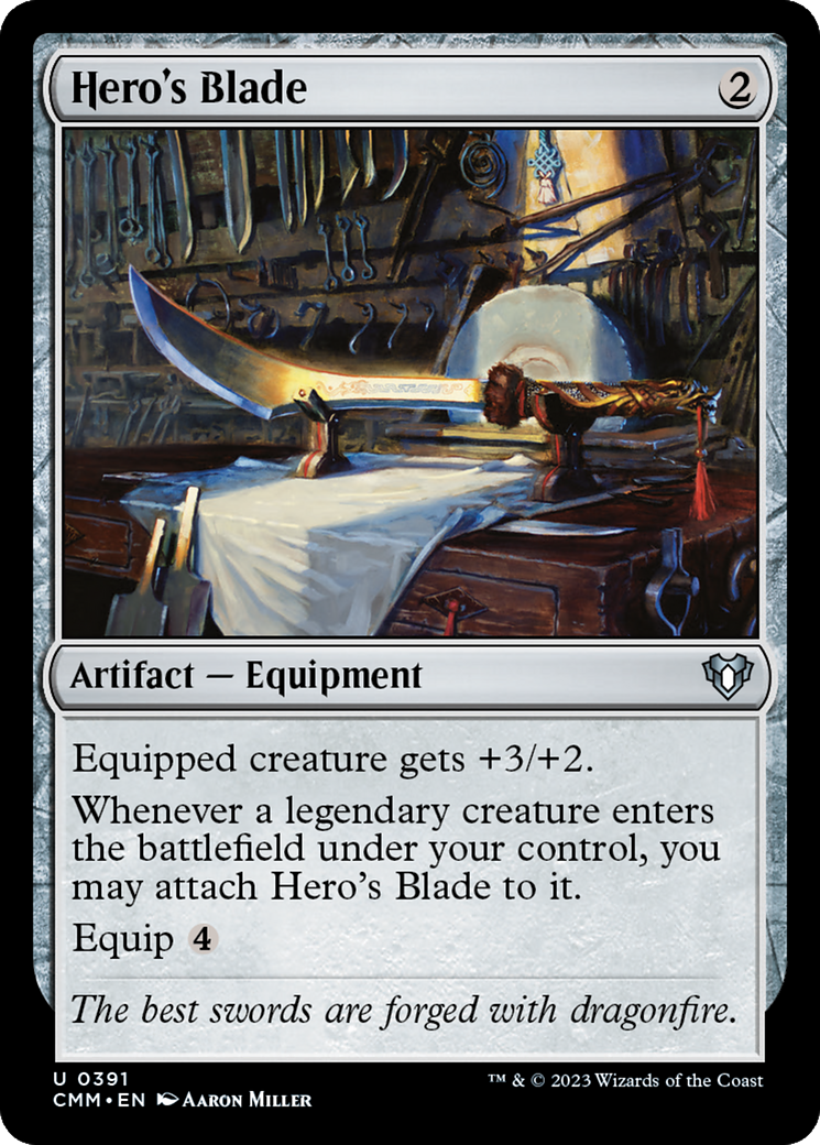 Hero's Blade [Commander Masters] | Tabernacle Games