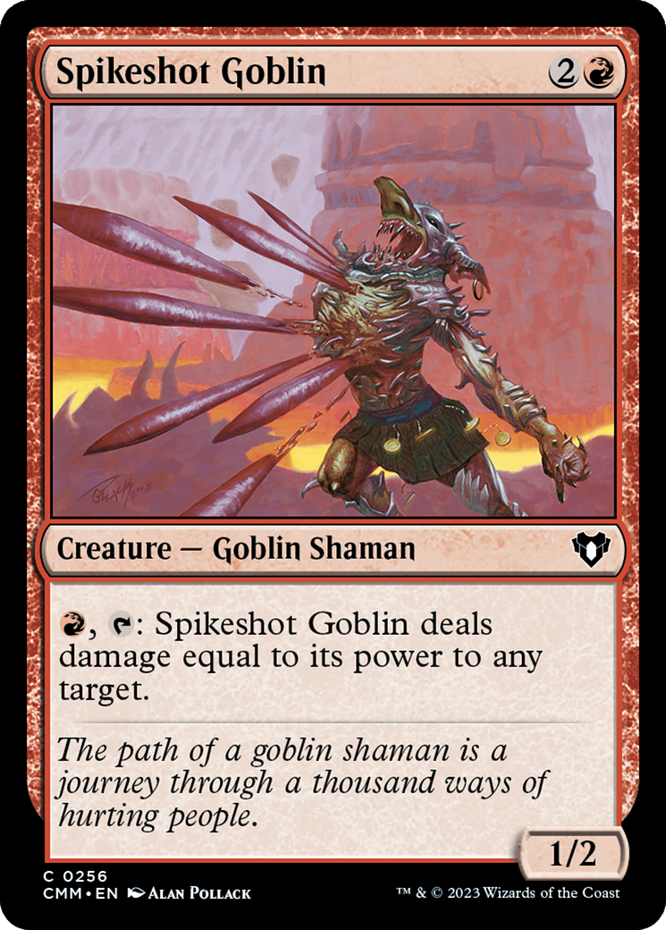 Spikeshot Goblin [Commander Masters] | Tabernacle Games