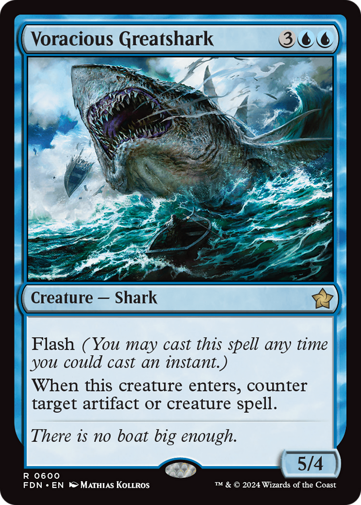 Voracious Greatshark [Foundations] | Tabernacle Games