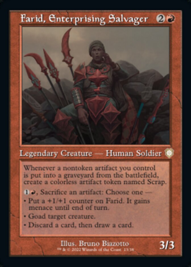 Farid, Enterprising Salvager (Retro) [The Brothers' War Commander] | Tabernacle Games