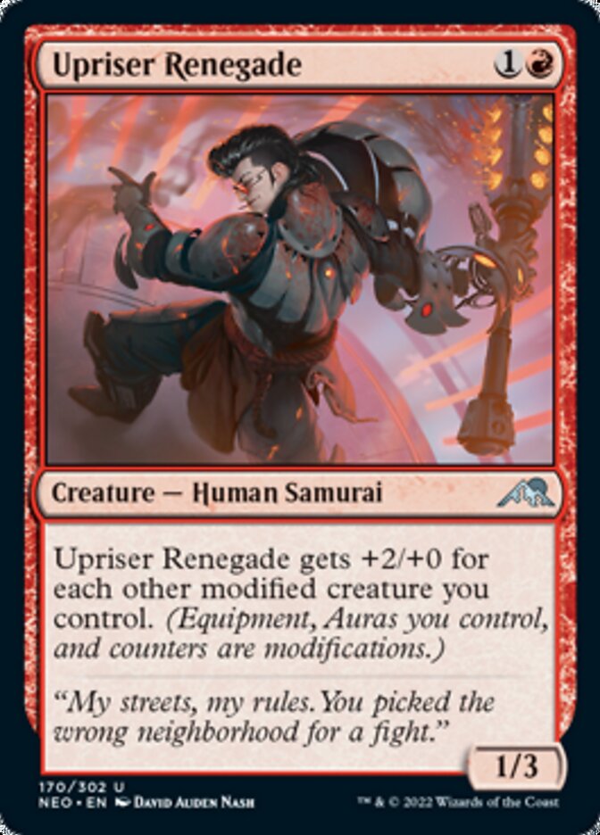 Upriser Renegade [Kamigawa: Neon Dynasty] | Tabernacle Games