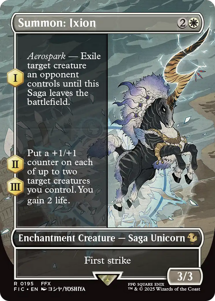 Summon: Ixion (Borderless) [FINAL FANTASY Commander] | Tabernacle Games