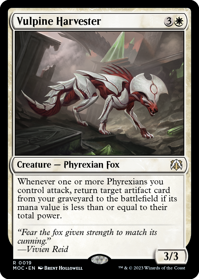 Vulpine Harvester [March of the Machine Commander] | Tabernacle Games