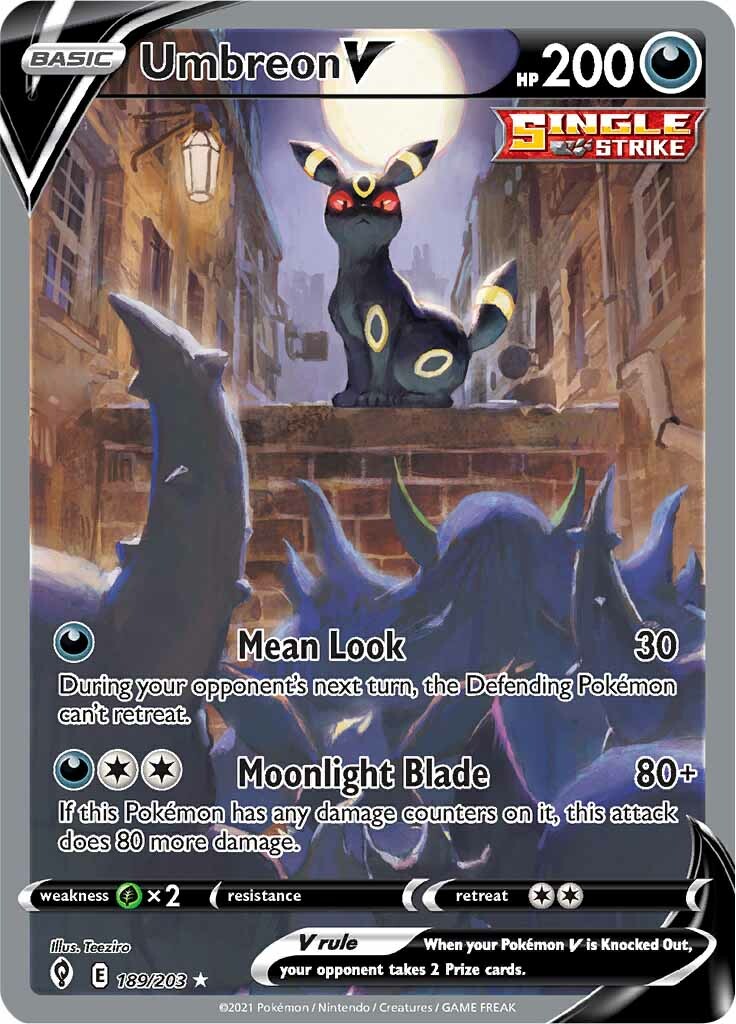 Umbreon V (189/203) [Sword & Shield: Evolving Skies] | Tabernacle Games