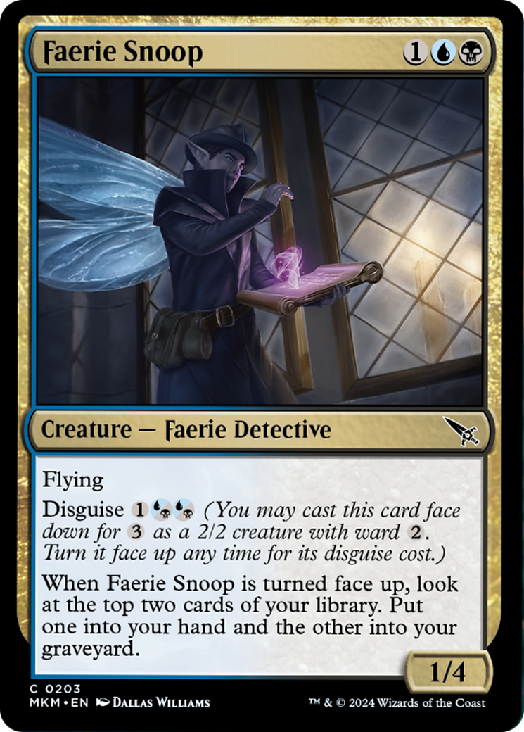 Faerie Snoop [Murders at Karlov Manor] | Tabernacle Games