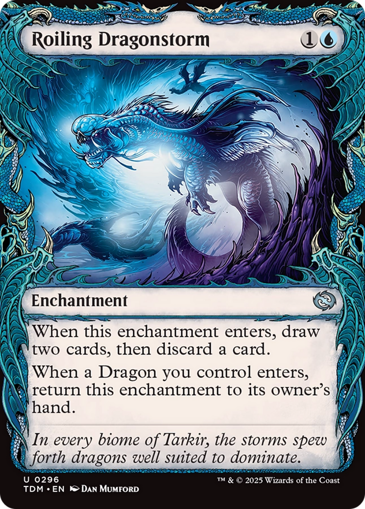 Roiling Dragonstorm (Showcase) [Tarkir: Dragonstorm] | Tabernacle Games