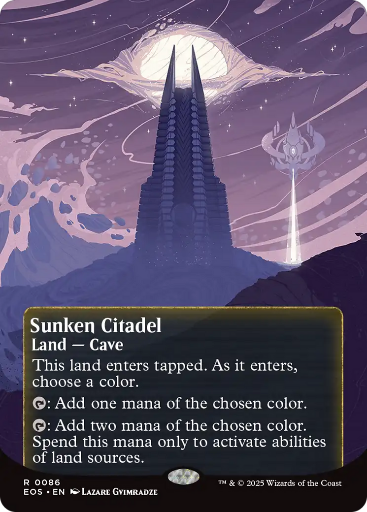 Sunken Citadel (0086) (Borderless) [Edge of Eternities: Stellar Sights] | Tabernacle Games