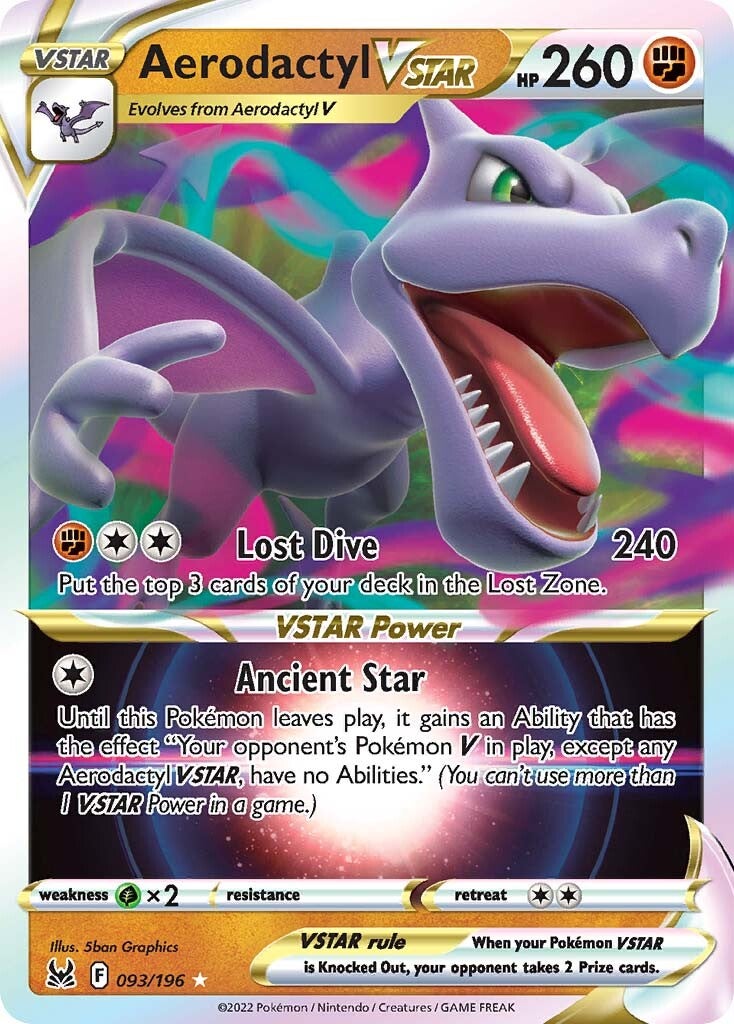 Aerodactyl VSTAR (093/196) [Sword & Shield: Lost Origin] | Tabernacle Games