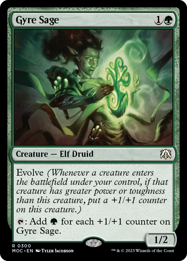 Gyre Sage [March of the Machine Commander] | Tabernacle Games