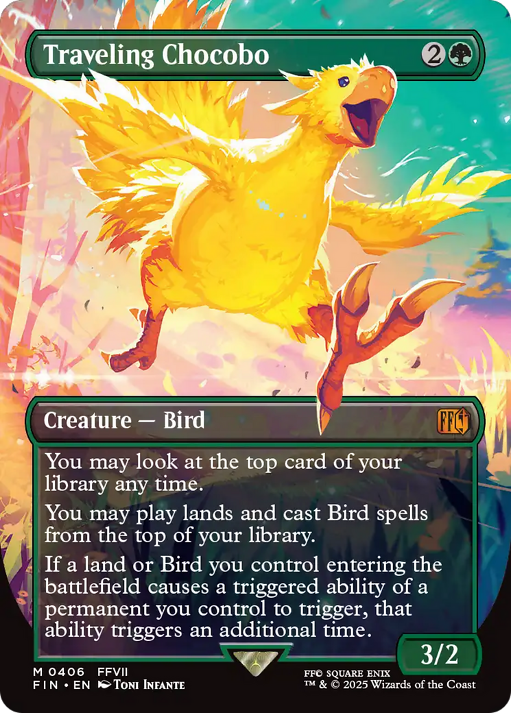Traveling Chocobo (Borderless) [FINAL FANTASY] | Tabernacle Games