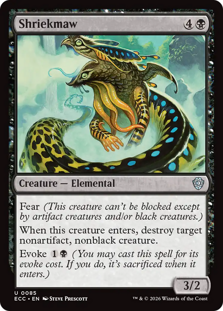 Shriekmaw [Lorwyn Eclipsed Commander] | Tabernacle Games