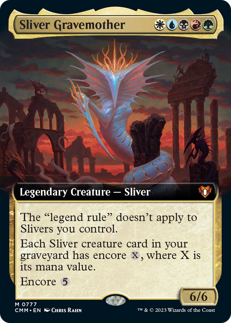 Sliver Gravemother (Extended Art) [Commander Masters] | Tabernacle Games