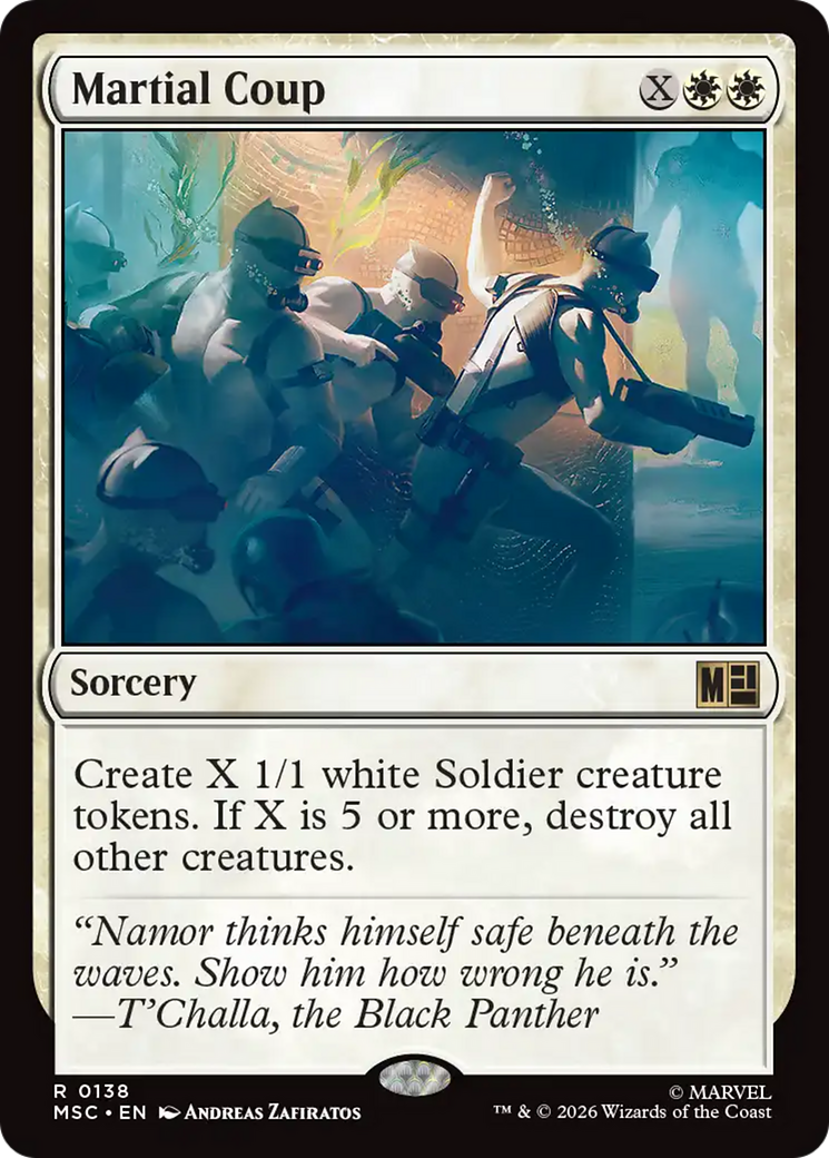Martial Coup [Marvel Super Heroes Commander] | Tabernacle Games