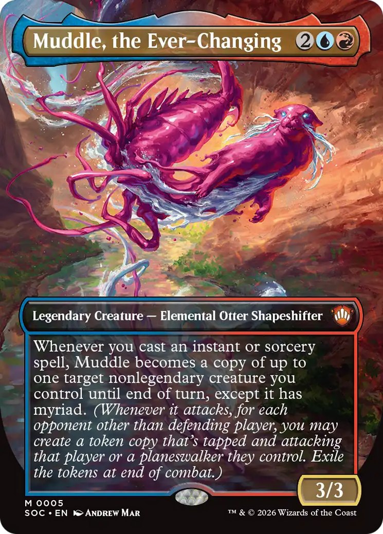 Muddle, the Ever-Changing (Borderless) [Secrets of Strixhaven Commander] | Tabernacle Games