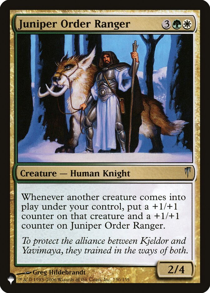 Juniper Order Ranger [The List] | Tabernacle Games
