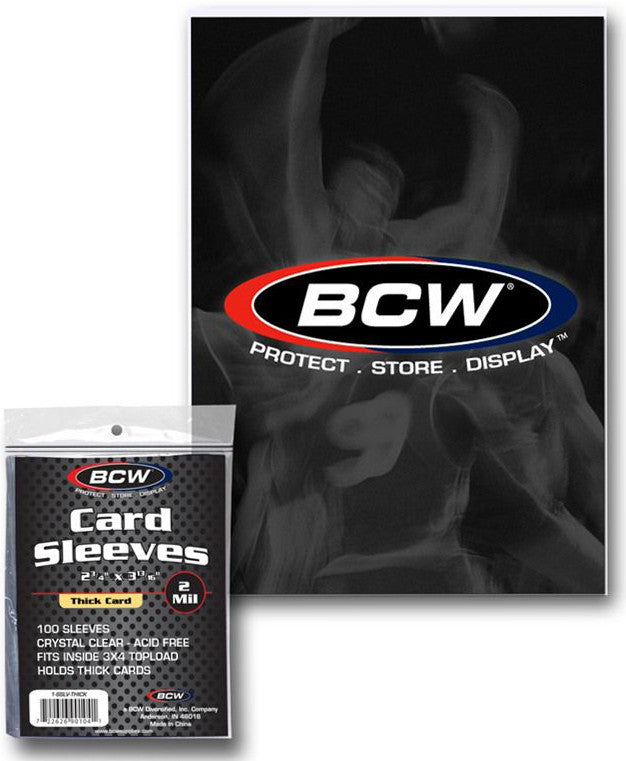 BCW Deck Protectors Thick Card Clear | Tabernacle Games