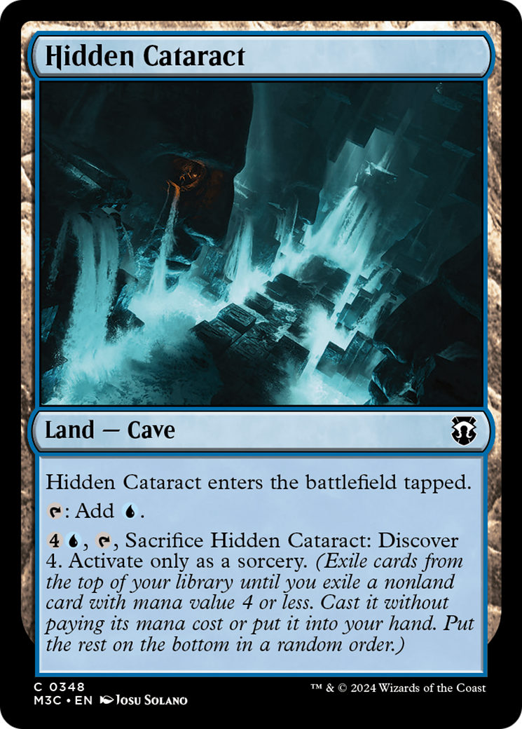 Hidden Cataract (Ripple Foil) [Modern Horizons 3 Commander] | Tabernacle Games