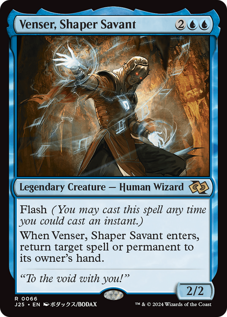 Venser, Shaper Savant (Anime) [Foundations Jumpstart] | Tabernacle Games