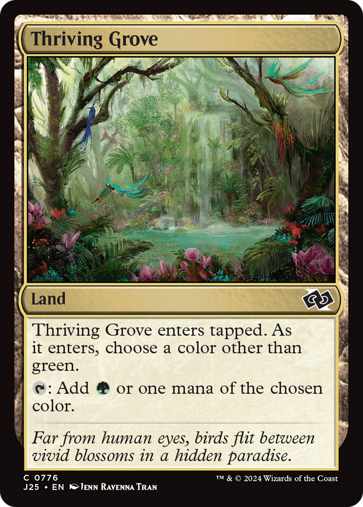 Thriving Grove [Foundations Jumpstart] | Tabernacle Games