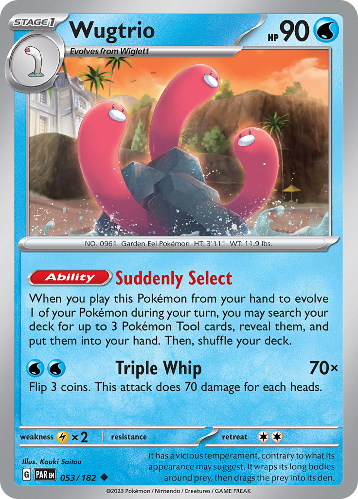 Wugtrio (053/182) [Scarlet & Violet: Paradox Rift] | Tabernacle Games