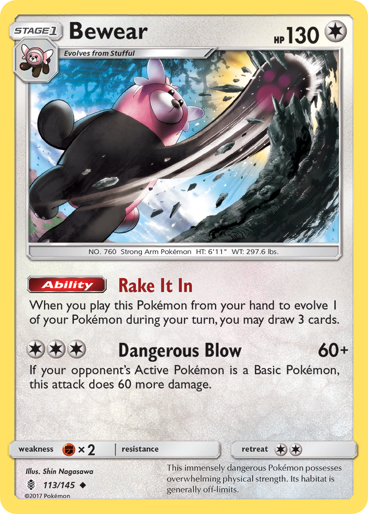 Bewear (113/145) [Sun & Moon: Guardians Rising] | Tabernacle Games