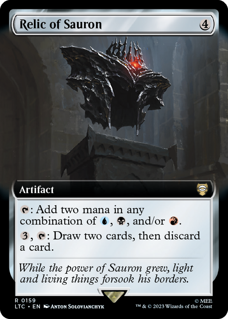 Relic of Sauron (Extended Art) [The Lord of the Rings: Tales of Middle-Earth Commander] | Tabernacle Games