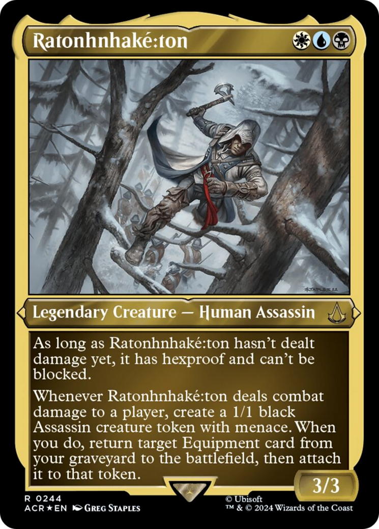Ratonhnhake:ton (Foil Etched) [Assassin's Creed] | Tabernacle Games