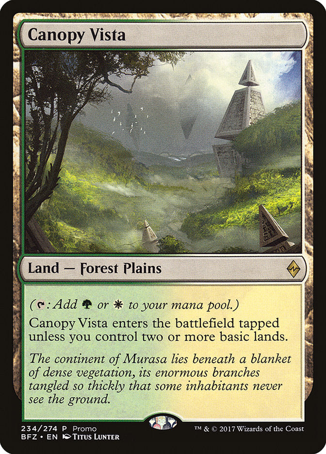 Canopy Vista (Promo) [Standard Showdown Promos] | Tabernacle Games