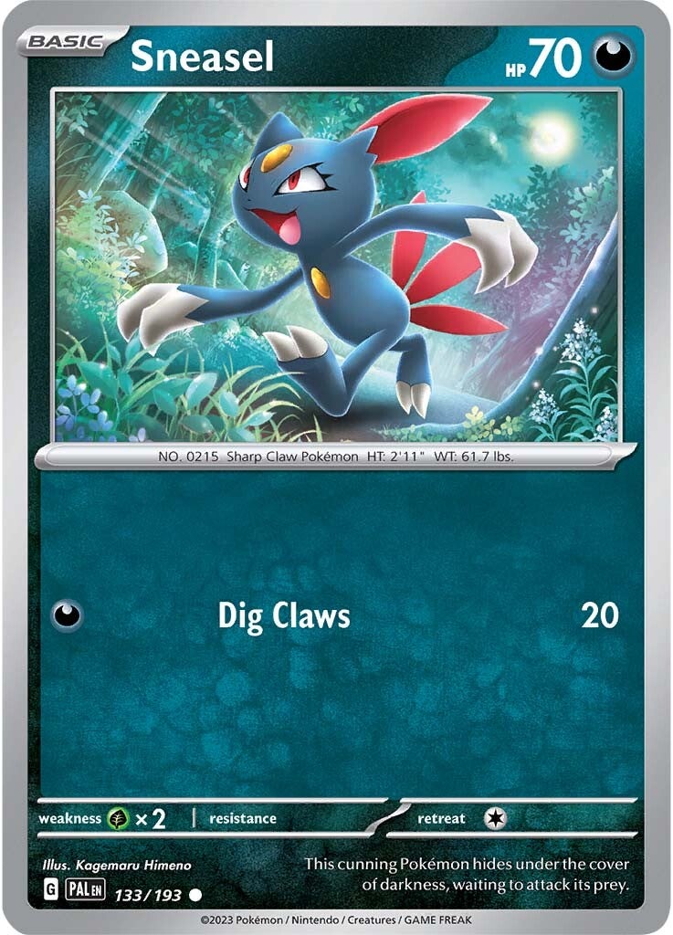 Sneasel (133/193) [Scarlet & Violet: Paldea Evolved] | Tabernacle Games