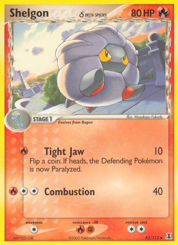 Shelgon (53/113) (Delta Species) [EX: Delta Species] | Tabernacle Games