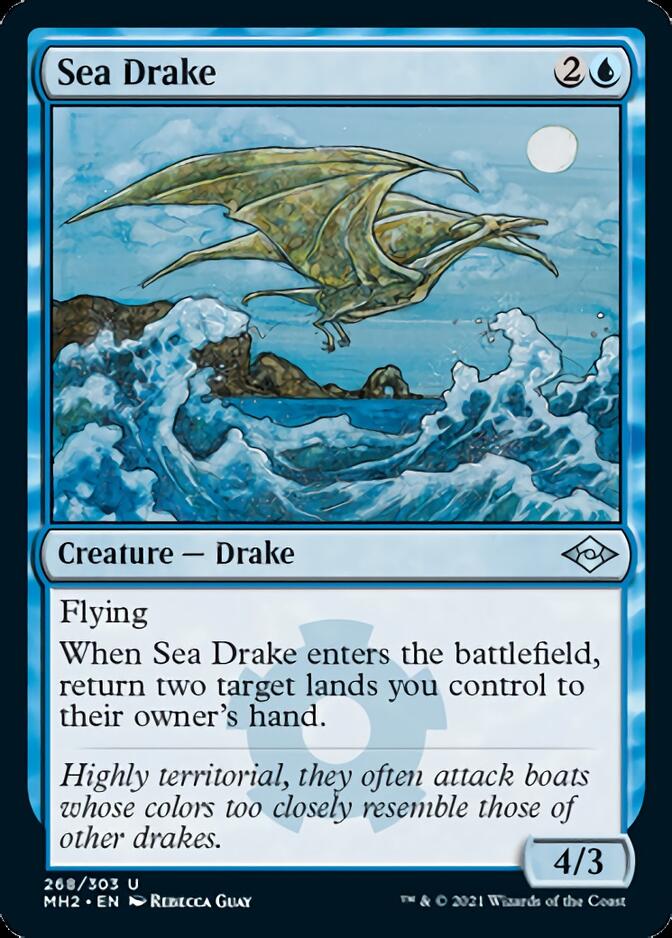 Sea Drake (Foil Etched) [Modern Horizons 2] | Tabernacle Games