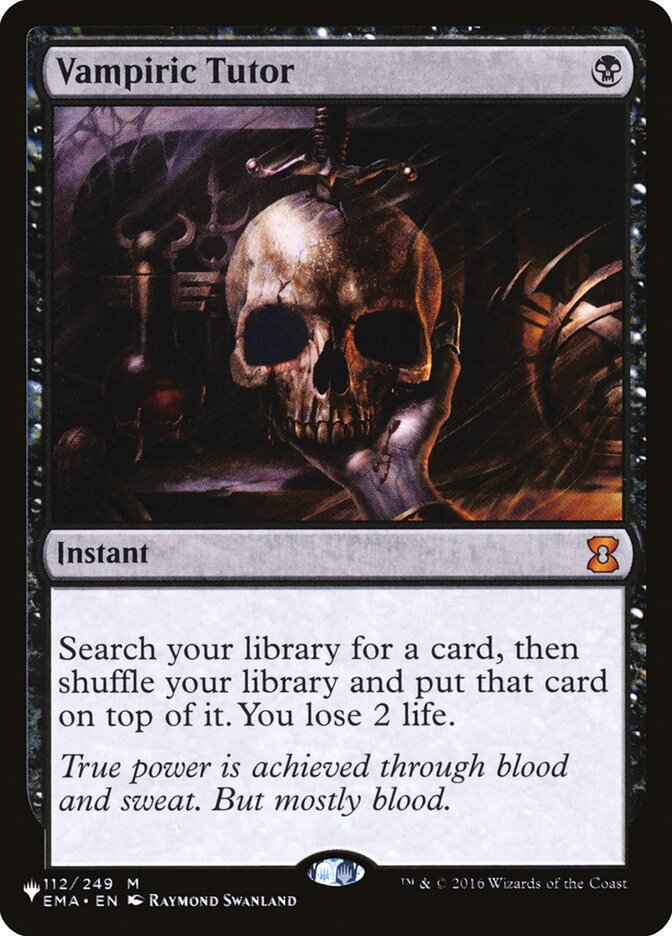 Vampiric Tutor [The List] | Tabernacle Games