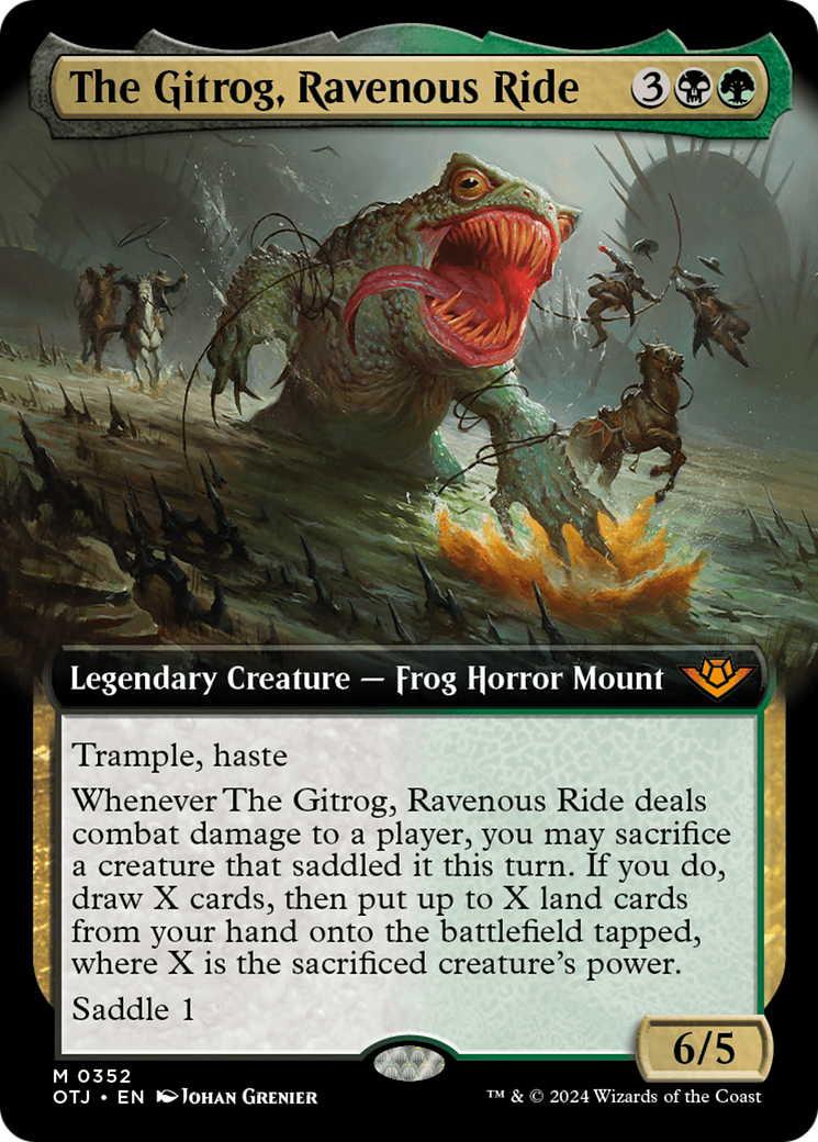 The Gitrog, Ravenous Ride (Extended Art) [Outlaws of Thunder Junction] | Tabernacle Games