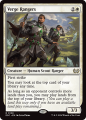 Verge Rangers [Duskmourn: House of Horror Commander] | Tabernacle Games